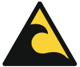 Symbol: Warnung vor Naturgefahren